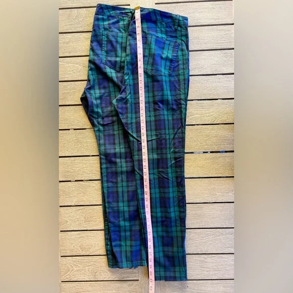 Vineyard Vines Jamie Blackwatch Print pants size 12 - Picture 10 of 12
